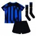 Billige Inter Milan Hjemmetrøye Barn 2023-24 Kortermet (+ korte bukser)